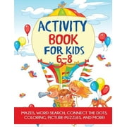 BLUE WAVE PRESS Activity Book for Kids 6-8, (Paperback)