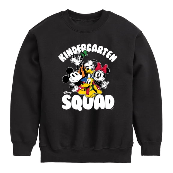 Mickey & Friends - Kindergarten Squad - Youth Crewneck Fleece Sweatshirt