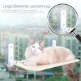 thumbnail image 3 of sunsanly Foldable Cat Hammock Breathable Mesh Fabric Cover Cordless Cat Bed with 4 Suction Cups Cordless Steel Frame Window Perch for Indoor Sunbathing, 3 of 8