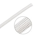 thumbnail image 3 of Uxcell 16.4Ft-5mm Alta TEMP Aislante de Manga de Fibra de Vidrio Protectores de Cable Blanco, 3 of 5