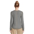 thumbnail image 3 of Time and Tru Women's Long Sleeve Henley Top, 3 of 5