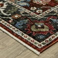 thumbnail image 5 of Oriental Weavers Hastings Area Rug - HA03V - 2'3" x 7'6" - in Red/ Multi - Vintage Inspired, Stain Resistant, Family and Pet Friendly , Entryway, Hallway Runner Rug, 5 of 5