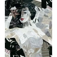 thumbnail image 2 of Robinson, Carol 26x30 White Modern Wood Framed Museum Art Print Titled - Runway Star, 2 of 4