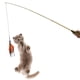 thumbnail image 3 of 5 uds varita para mascotas gatito juego para mascotas gato de juguete campana tres secciones varilla telescópica conjunto juguete interactivo, 3 of 9