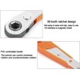 thumbnail image 4 of Llave de vaso, mini 36 dientes, 1/4 pulgadas, broca de taladro, llave de trinquete, destornillador, llave de vaso, herramientas manuales para coche (naranja) TUNC Sencillez, 4 of 5