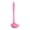 Pink, variant on Silicone Spoon Solid Kitchen Cooking Spoon, Durable Nonstick BPA Free Soup Spoon Ladle, Reusable Soup Dinning Utensil for Mixing, Serving, Stirring, Basting, for Pot Cookware, 1Pc(Orange,8.2x2")