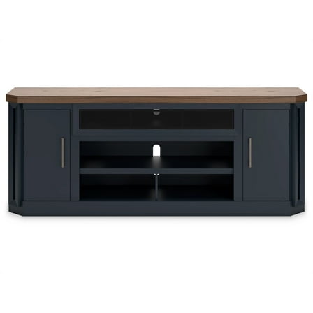 Signature Design by Ashley Landocken Brown & Blue 83" TV Stand for TVs up to 95"