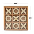 thumbnail image 5 of Mainstays Decorative Gold and Wood Tabletop Tic Tac Toe Tabletop Set, 5 of 14