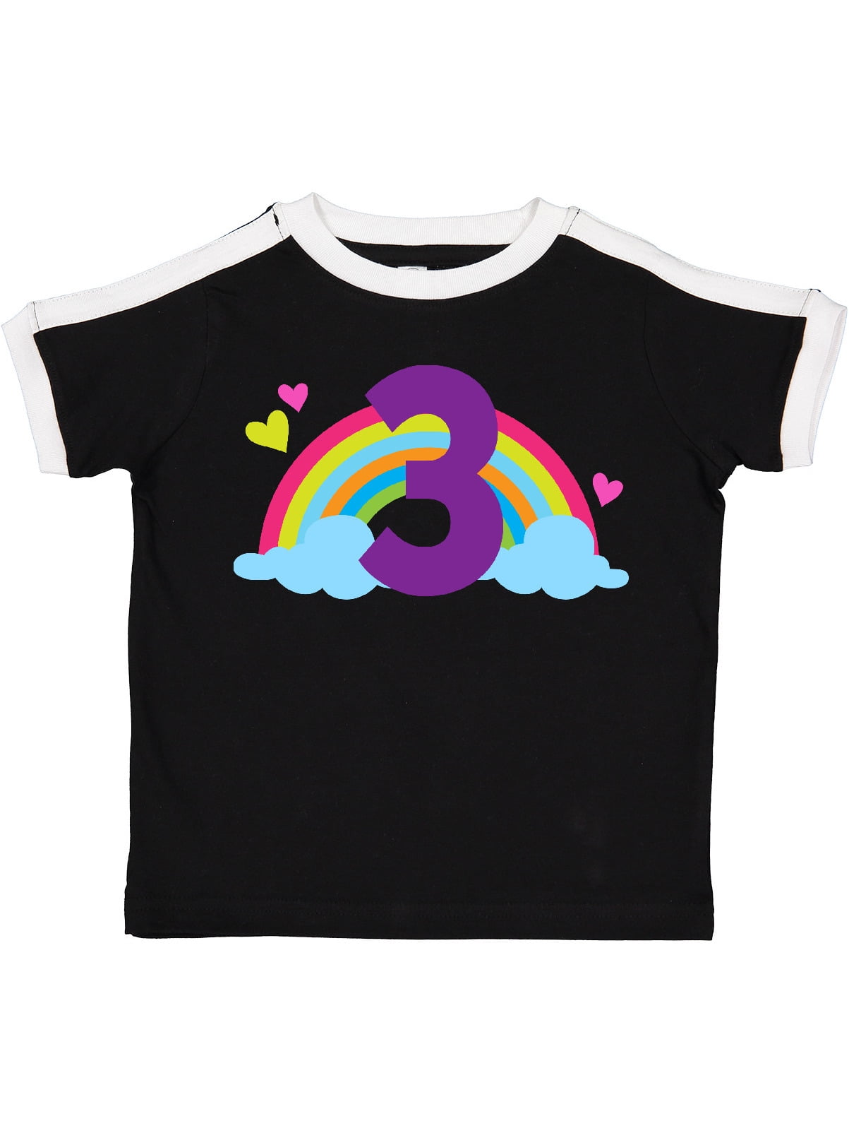 inktastic 3rd Birthday Rainbow Number 3 Toddler T-Shirt