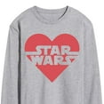 thumbnail image 3 of Star Wars - Valentine Heart Logo - Men's Long Sleeve Graphic T-Shirt, 3 of 5
