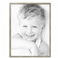 thumbnail image 2 of ArtToFrames 30" x 40" Silver Compo Dark Wash Picture Frame, 30x40 inch Silver Wood Poster Frame (WOM-5227),  Pack, 2 of 7