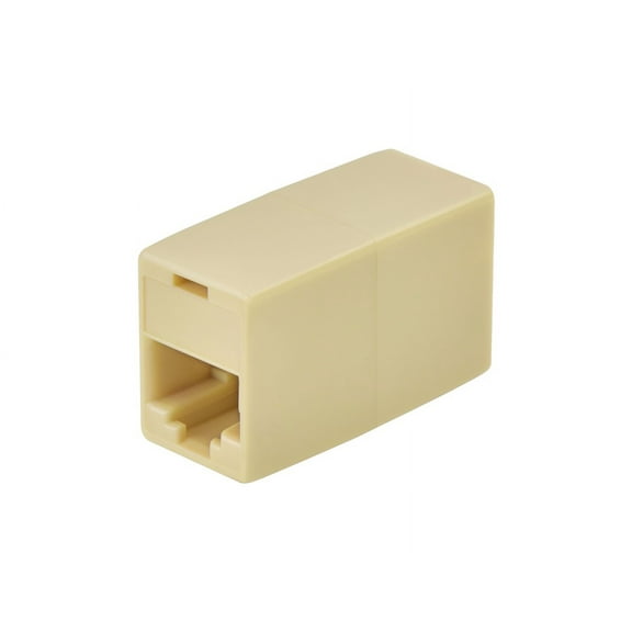 Monoprice 8P8C RJ45 Straight Inline Coupler, Beige