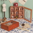 thumbnail image 3 of Stash Box Coffre de Rangement en Bois à Grande Capacité Multi-Compartiments pour la Maison, 3 of 7