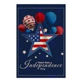 thumbnail image 2 of JingChun 4th of July Garden Flag Independence Day Welcome Garden Flag for Outside Double Sided Patriotic American Stars and Stripes Star Memorial Day Decorations Linen Yard Flag, 2 of 5