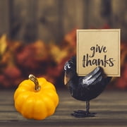 ZTTD 1Pcs Fall Pumpkins Decor, Fake Pumpkins Artificial Pumpkin, Fall Harvest Centerpieces for Tables Thanksgiving Halloween Decorations