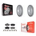 thumbnail image 1 of Transit Auto Rear Coated Disc Brake Rotors and Semi-Metallic Pads Kit for Car Mercedes-Benz ML350 GLE400 GLE350 GLE43 AMG ML400 GLE450 ML550 GLE550e GLE300d KGS-102314, 1 of 11