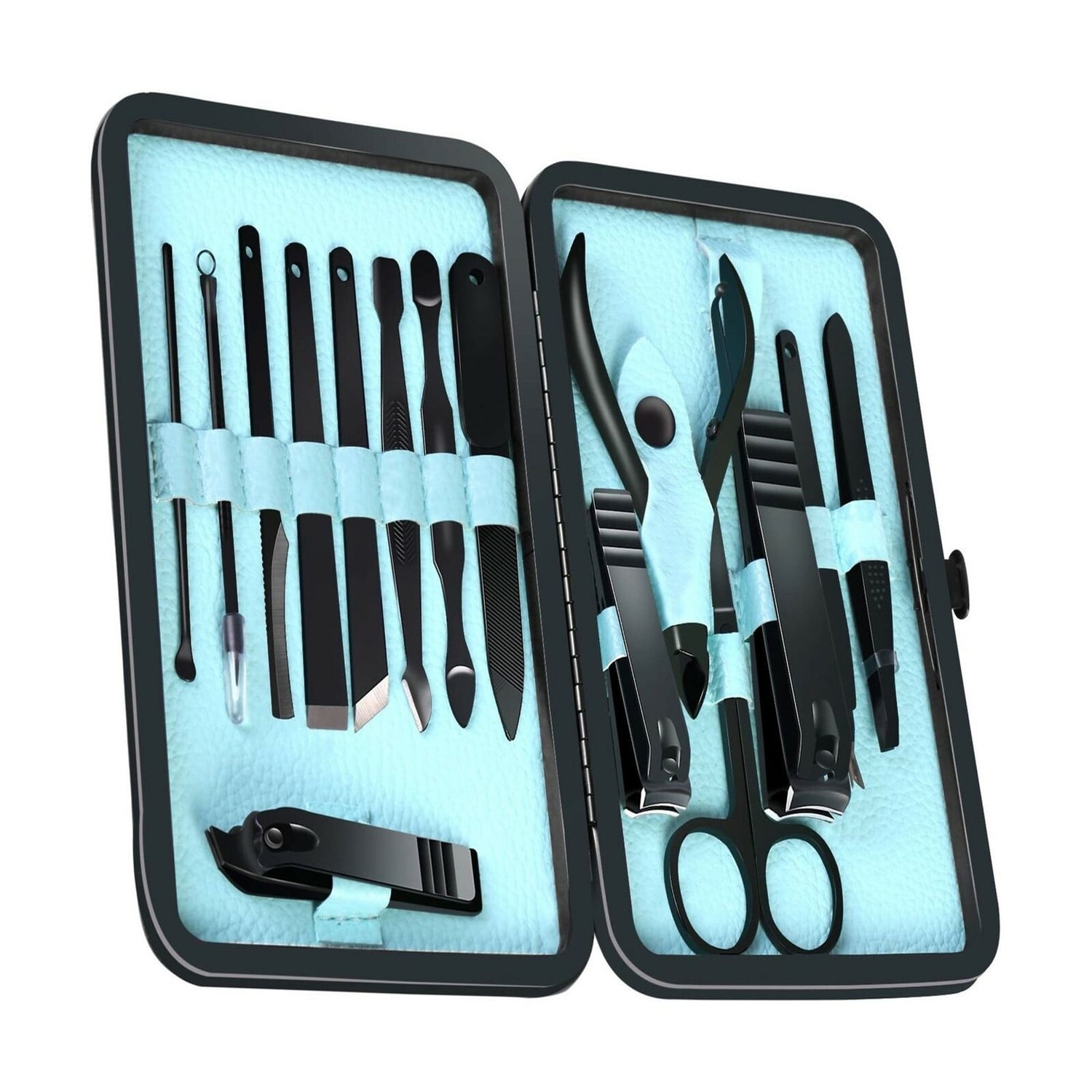 Stainless Steel Manicure Set Pedicure kit Scissor Tweezer Ear Pick Toe