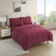 thumbnail image 1 of Set de edredón Sweet Home Collection RV Short Queen Burgundy, 1 of 2
