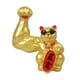 thumbnail image 3 of Figuras de resina creativas, esculturas, decoración, obras de arte coleccionables, centros de mesa, gato Hacerse rico, 3 of 8