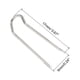 thumbnail image 2 of Uxcell Fork Pins, Stainless Steel Sewing U-Pins 0.7" Double Blocking Pin, Silver,200Pack, 2 of 6