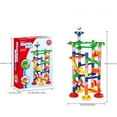 thumbnail image 1 of FNNMNNR Track Roller Ball Building Blocks 3D Three-dimensional Maze Pipe Diy Assembled Building Blocks For 3+ Years Old, 1 of 7