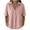 Pink, variant on Womens Lapel V-Neck Linen Shirts, Short Sleeve Half Placket Drop Shoulder Loose Blouse, Loose Breathable Tops for Summer Casual XXL