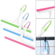 AOWOO 3 Pcs Multi-Purpose Squeegees for Shower, 10 inch Silicone Streak-Free Handheld Cleaner Squeegee with Hanging Hole, Squeegees for Bathroom, Kitchen, Glass Door, Window, Mirror
