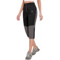 thumbnail image 2 of Little Donkey Andy Women's Quick Dry Capri 3/4 Hiking Lightweight Stretch Water-Resistant Pants Golf Casual Black M, 2 of 7