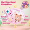 thumbnail image 5 of Beefunni Baby Crib Mobile with Music and Light, Nursery Musical Mobile for Bassinets Toys Hanging Girls Toddlers Infants, Pink, 5 of 8