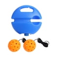 thumbnail image 3 of LOVIVER Pickleball Trainer Baseboard with 40 Holes Pickleball Ball Rope for Beginner orange, 3 of 8