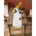 thumbnail image 4 of Table Runners 72 Inches Long Dress Scarves, Sunflower Farmhouse Kitchen/Dining Table Runner, Coffee Tablerunners, Fallen Leaves Fruit Thanksgiving Buffalo Check 13x72 Inch, 4 of 7