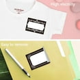 thumbnail image 3 of 80Pcs/10 Sheets Black and White Name Tags Stickers 3.3x2.4 Inch Self Adhesive Name Tags Blank Name Labels Writable Adhesive Name Label Name Tags DIY, 3 of 6