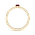 thumbnail image 2 of ANGARA Natural Pear Ruby Solitaire Parallel Split Shank Ring in 14K Yellow Gold for Women (Size-6x4mm) | July Birthstone Jewelry for Her, 2 of 9