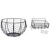 thumbnail image 1 of Cesta Tejida De Alambre De Hierro Para Guardar Huevos, Ideal Para Encimeras De Cocina, Cesta Rústica Para Frutas Y Verduras, Organizador De Verduras Para El Baño., 1 of 8