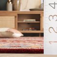 thumbnail image 4 of SAFAVIEH Antiquity Kynaston Traditional Wool Area Rug, Red/Orange, 8' x 10', 4 of 10
