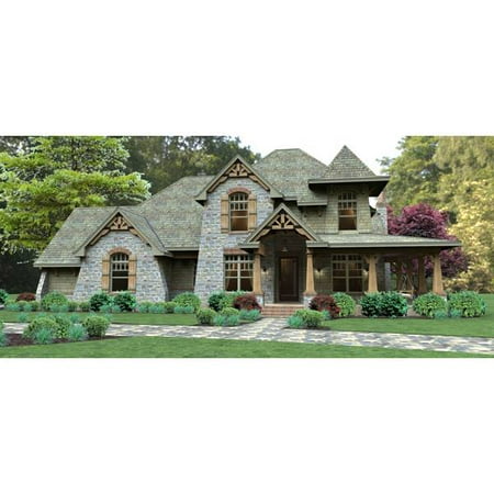 TheHouseDesigners 4503 Construction Ready Two  Story  