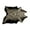 Zebra off/wht on black, variant on Natural Togo Cowhide Rug | African Zebra | 6'x7'