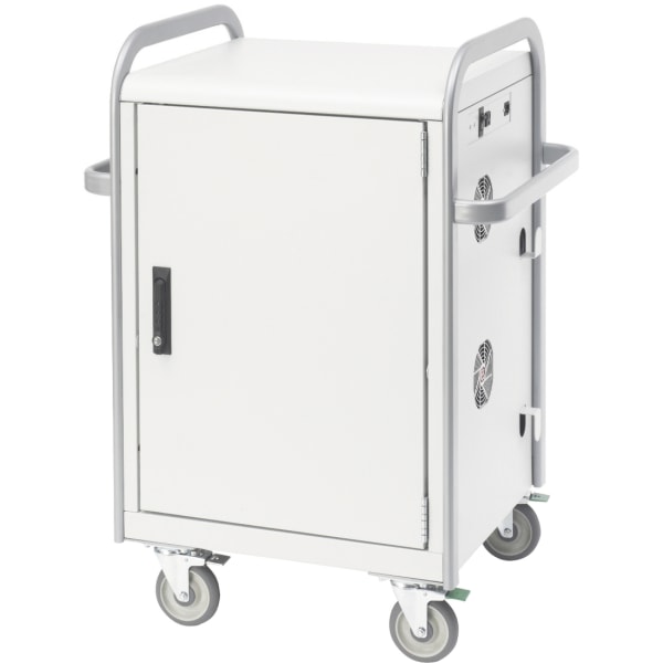Network Tech Cart Bretford 20 Unit Network Ready Laptop Cart - 2 Shelf - 4 Casters ...