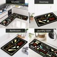thumbnail image 4 of Juego de alfombras de cocina Voanos, antideslizantes, lavables, 2 piezas, 50 x 80 cm, 50 x 150 cm, 4 of 7