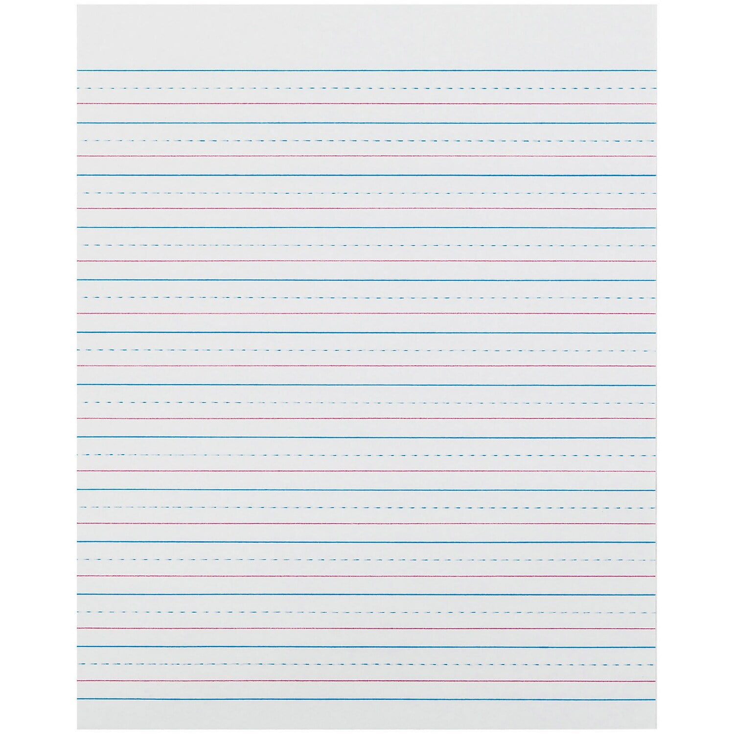 Lined Paper Horizontal Ruling Grade 1 – Zaner-Bloser Shop