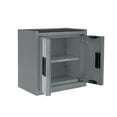 thumbnail image 3 of Hyper Tough Mini Tool Cabinet, 11.6-inch Gray Steel Storage with Double Doors & Top Mat, 3 of 11