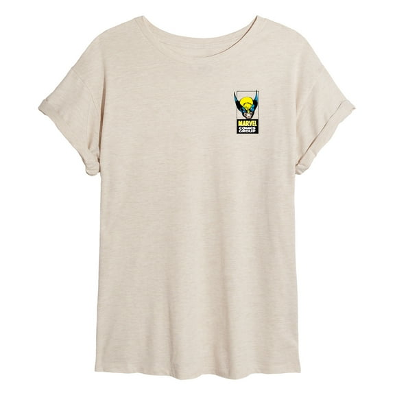 Marvel Wolverine - Comic Book Panels - Women's Oversized Graphic T-Shirt