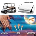 thumbnail image 6 of Uourmeti Vibrant Tropical Beach Sunset Golf Cart Seat Non-Skid, Fit for Sports Golf Carts Suitable for 2 Passenger Club Car, 6 of 8