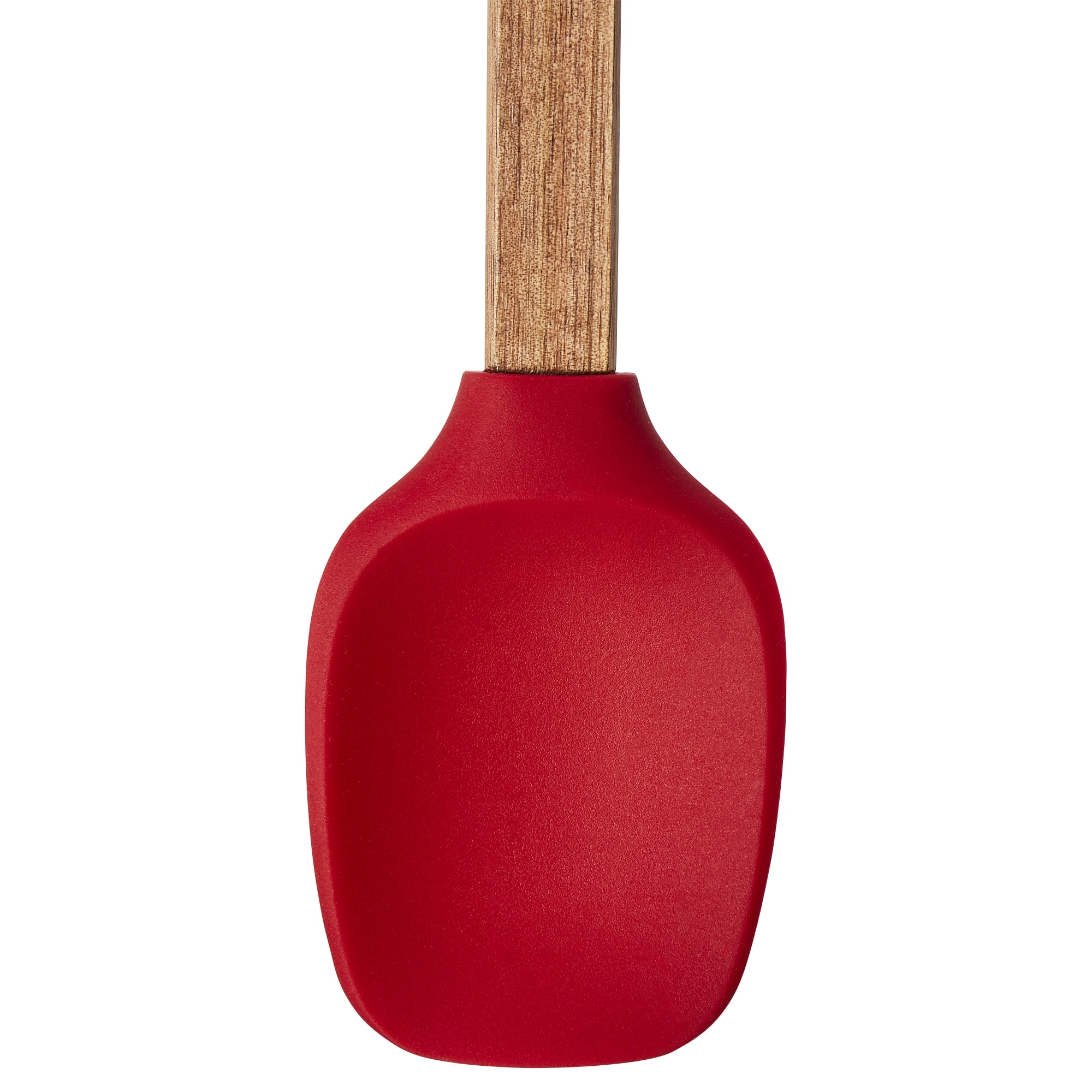 Silicone Spatula With Red Wooden Handle - Oikos - Maria Pia Casa