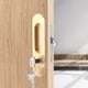 thumbnail image 1 of Cerradura de Puerta Corredera de aleación de Zinc Manija Antirrobo con Llaves para Cerrojos Herrajes para Muebles de Madera de Granero Oro 3 Baño Cocina Balcón Oro ANGGREK Otros, 1 of 8
