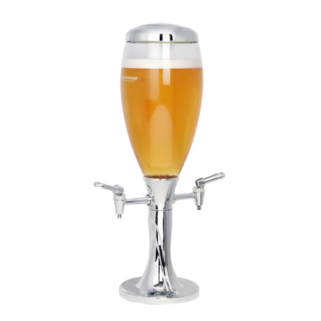 Dispensador de torre de cerveza y bebidas frías Hypermark Rich Beer2 grifos 3 litros