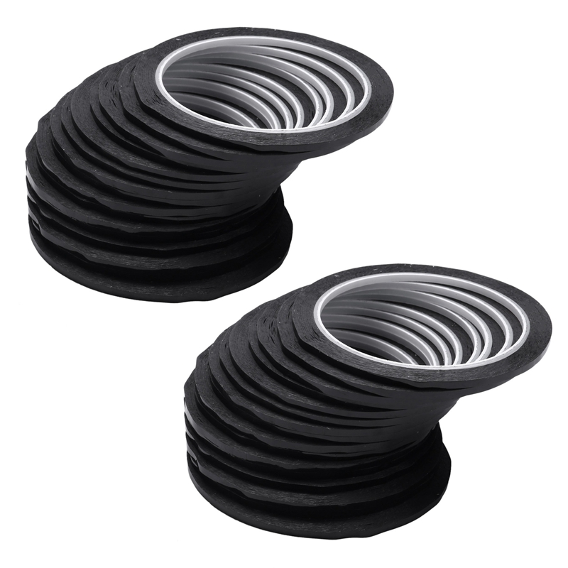 32Pack 3mm 1/8 Inch Width Graphic Tape Whiteboard Tape Self Adhesive