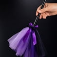 thumbnail image 4 of Dpityserensio Fall Decor Halloween Witch With String Lights Removable Riding Broomstick Prop With Web Decor Kids Witch Accessory For Party, 4 of 7