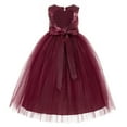 thumbnail image 2 of Ekidsbridal Girl Pageant Flower Girl Dress - Sequin Heart Cutout with Flower 271F (Size: 2-12), 2 of 3