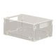 thumbnail image 5 of Organizador de encimera apilable, multiusos, plegable, ahorra espacio, cesta de almacenamiento plegable, caja transparente para despensa de dormitorio S, 5 of 8